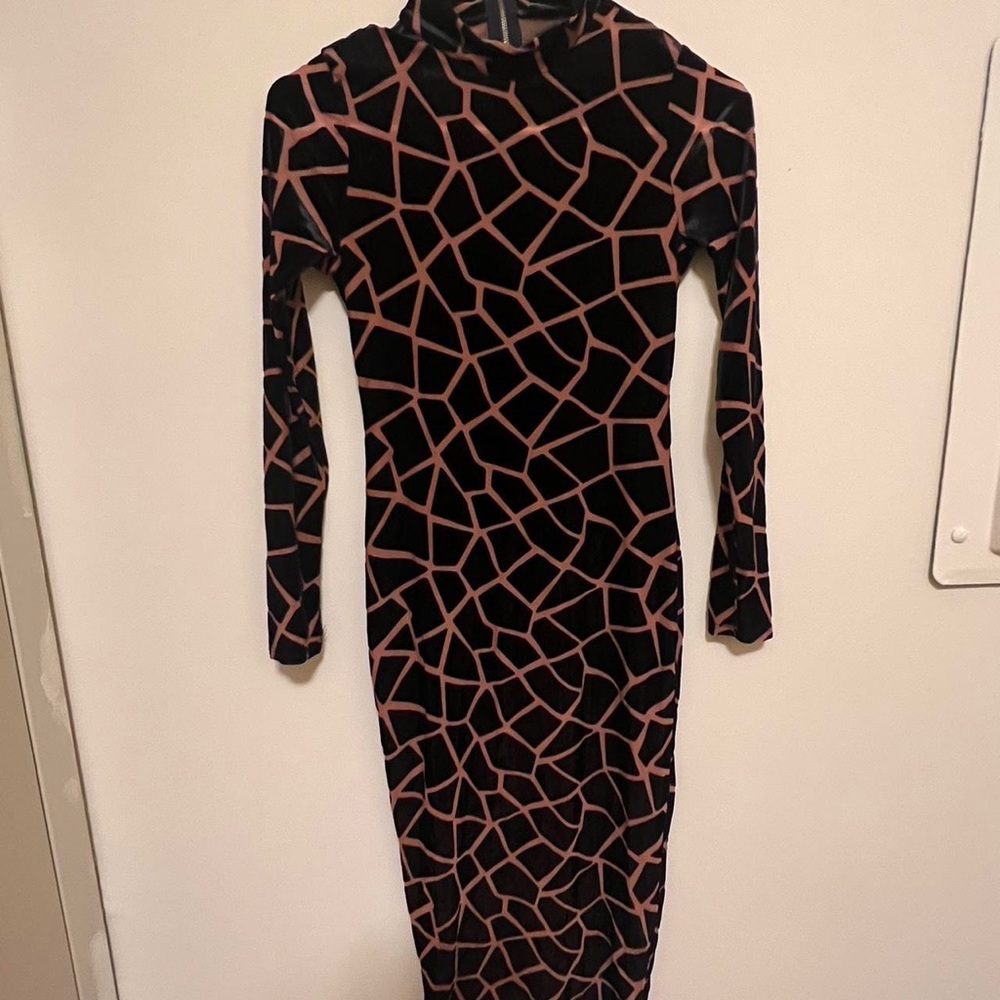 Fashion Nova Geometric Body-con Dress